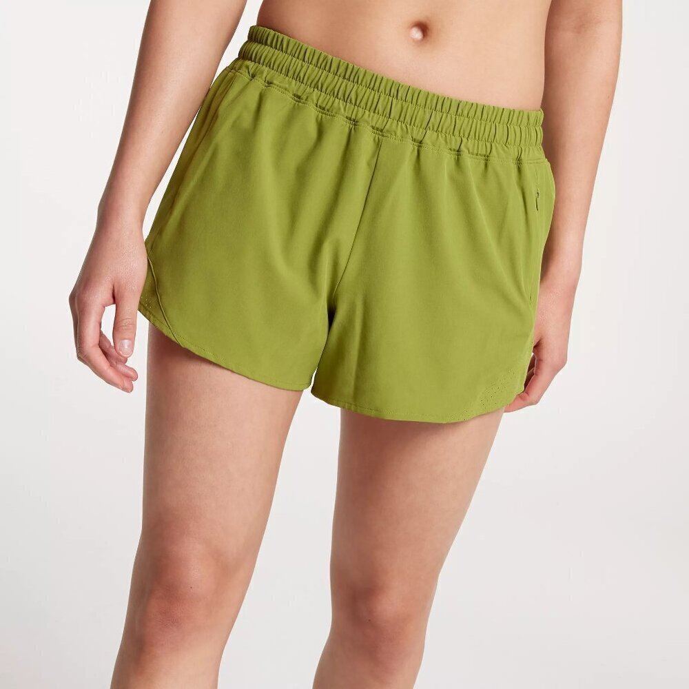 NWT CALIA Relaxed Mid Rise Infinity Green Running Shorts - Picture 7 of 7